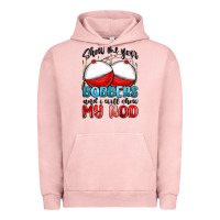 Pigment Salmon show me your bobbers and i will show my rod Urban Hoodie - MaliasSmallBusiness