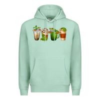 Seafoam frog coffee cups Premium Hoodie - texasbilliewilder