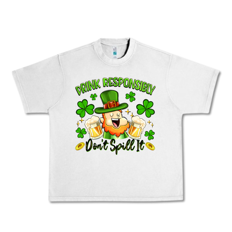 Drink Responsibly Dont Spill It Urban Heavy Tee by Artiststas | Teevron