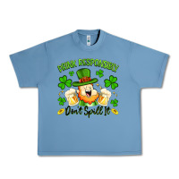 Pebble Blue drink responsibly dont spill it Urban Heavy Tee - Artiststas