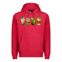 Cardinal frog coffee cups Premium Hoodie - texasbilliewilder