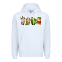 White frog coffee cups Premium Hoodie - texasbilliewilder