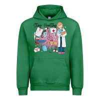 Emerald stay healthy nurse Urban Hoodie - MaliasSmallBusiness