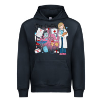 Navy stay healthy nurse Urban Hoodie - MaliasSmallBusiness