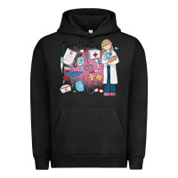 Pigment Black stay healthy nurse Urban Hoodie - MaliasSmallBusiness
