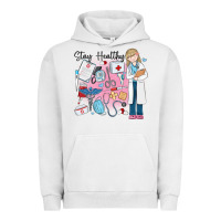 Pigment Lunar Rock stay healthy nurse Urban Hoodie - MaliasSmallBusiness
