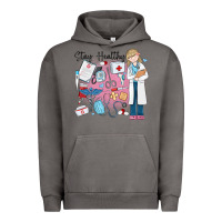 Pigment Tornado stay healthy nurse Urban Hoodie - MaliasSmallBusiness