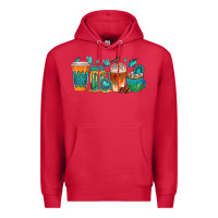 Cardinal gemstone coffee cups Premium Hoodie - texasbilliewilder