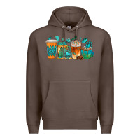 Coffee gemstone coffee cups Premium Hoodie - texasbilliewilder