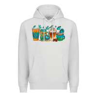 Dove Grey gemstone coffee cups Premium Hoodie - texasbilliewilder