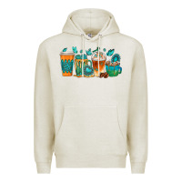 Oatmeal Heather gemstone coffee cups Premium Hoodie - texasbilliewilder