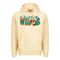 Pina Colada gemstone coffee cups Premium Hoodie - texasbilliewilder