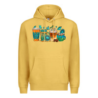 Antique Gold gemstone coffee cups Premium Hoodie - texasbilliewilder