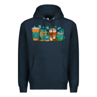 Navy gemstone coffee cups Premium Hoodie - texasbilliewilder