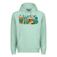 Seafoam gemstone coffee cups Premium Hoodie - texasbilliewilder