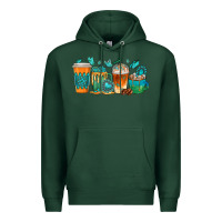 Sports Green gemstone coffee cups Premium Hoodie - texasbilliewilder