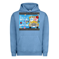 Pigment Pebble Blue they see me rollin they waitin Urban Hoodie - MaliasSmallBusiness