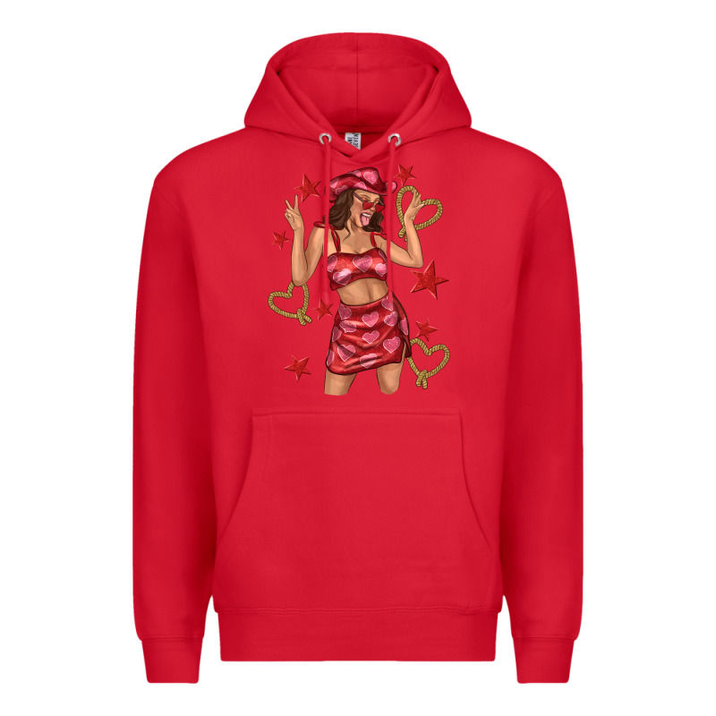 Heart Cowgirl Premium Hoodie by texasbilliewilder | Teevron