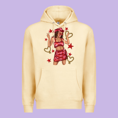 Premium Hoodie heart cowgirl