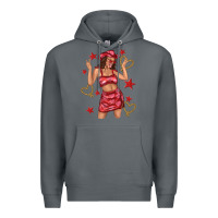 Rock heart cowgirl Premium Hoodie - texasbilliewilder