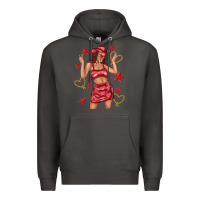 Smoke heart cowgirl Premium Hoodie - texasbilliewilder