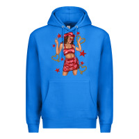 True Royal heart cowgirl Premium Hoodie - texasbilliewilder