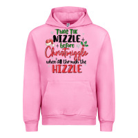 Fuchsia Pink twas the nizzle  before christmizzle Urban Hoodie - MaliasSmallBusiness