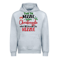 Heather Grey twas the nizzle  before christmizzle Urban Hoodie - MaliasSmallBusiness