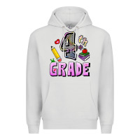 Dove Grey Fourth Grade Premium Hoodie - RanaPortraitStore