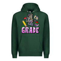 Sports Green Fourth Grade Premium Hoodie - RanaPortraitStore