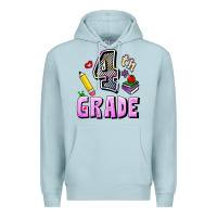 Blue Mist Fourth Grade Premium Hoodie - RanaPortraitStore