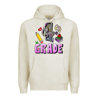 Oatmeal Heather Fourth Grade Premium Hoodie - RanaPortraitStore