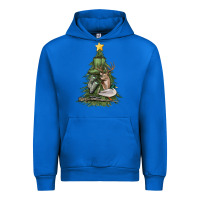 Cobalt hunting christmas tree Urban Hoodie - MaliasSmallBusiness
