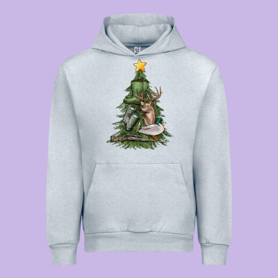 Urban Hoodie hunting christmas tree