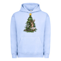 Pigment Grape Ice hunting christmas tree Urban Hoodie - MaliasSmallBusiness