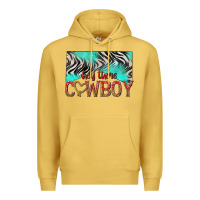 Antique Gold hey there cowboy Premium Hoodie - texasbilliewilder
