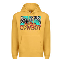 Mustard hey there cowboy Premium Hoodie - texasbilliewilder