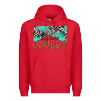 Red hey there cowboy Premium Hoodie - texasbilliewilder