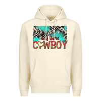 Sandshell hey there cowboy Premium Hoodie - texasbilliewilder