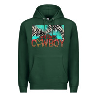 Sports Green hey there cowboy Premium Hoodie - texasbilliewilder