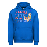 Cobalt a whole llama learning going on Urban Hoodie - MaliasSmallBusiness