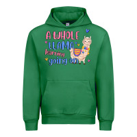 Emerald a whole llama learning going on Urban Hoodie - MaliasSmallBusiness