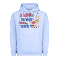 Pigment Grape Ice a whole llama learning going on Urban Hoodie - MaliasSmallBusiness