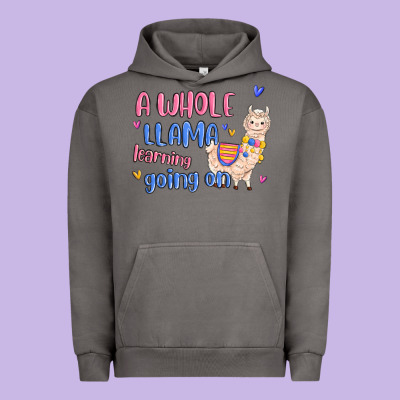Urban Hoodie a whole llama learning going on
