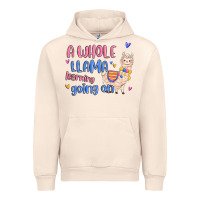 Sandshell a whole llama learning going on Urban Hoodie - MaliasSmallBusiness