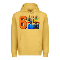 Antique Gold Sixth Grade Premium Hoodie - RanaPortraitStore