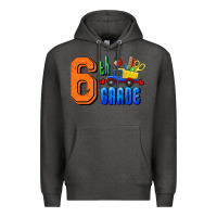 Charcoal Heather Sixth Grade Premium Hoodie - RanaPortraitStore