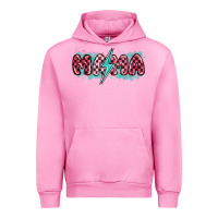 Fuchsia Pink lightning bolt mama Urban Hoodie - MaliasSmallBusiness