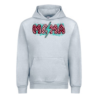 Heather Grey lightning bolt mama Urban Hoodie - MaliasSmallBusiness