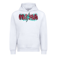 White lightning bolt mama Urban Hoodie - MaliasSmallBusiness